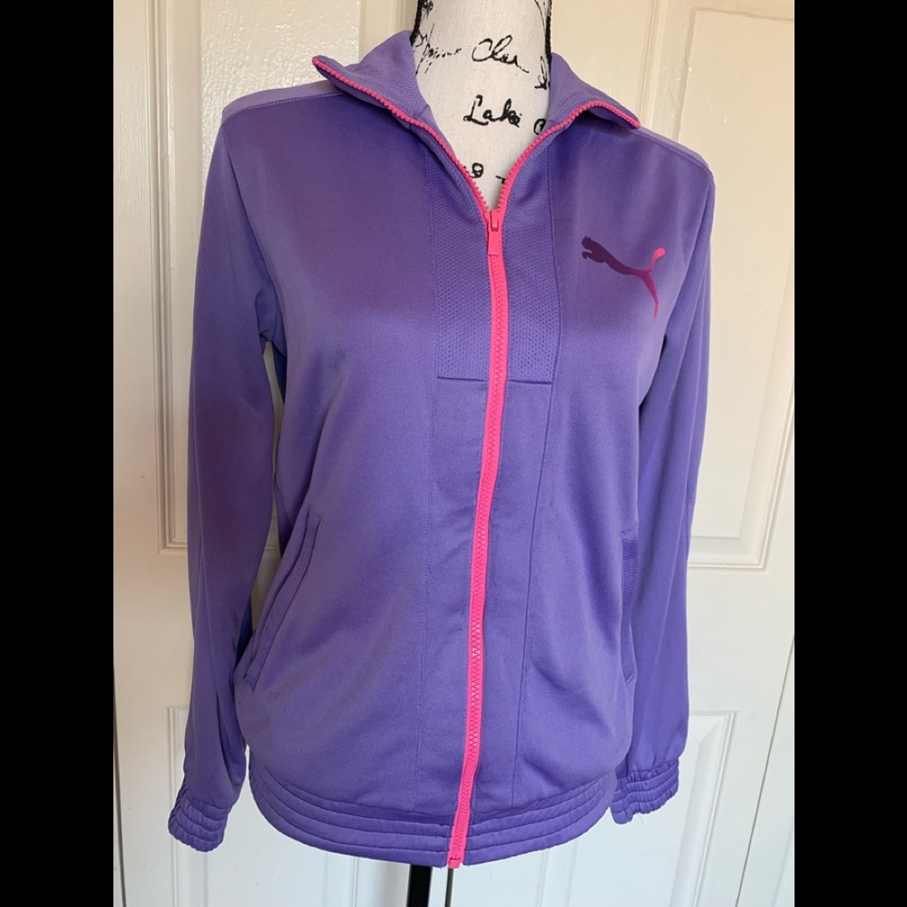 Puma retro lavender track jacket